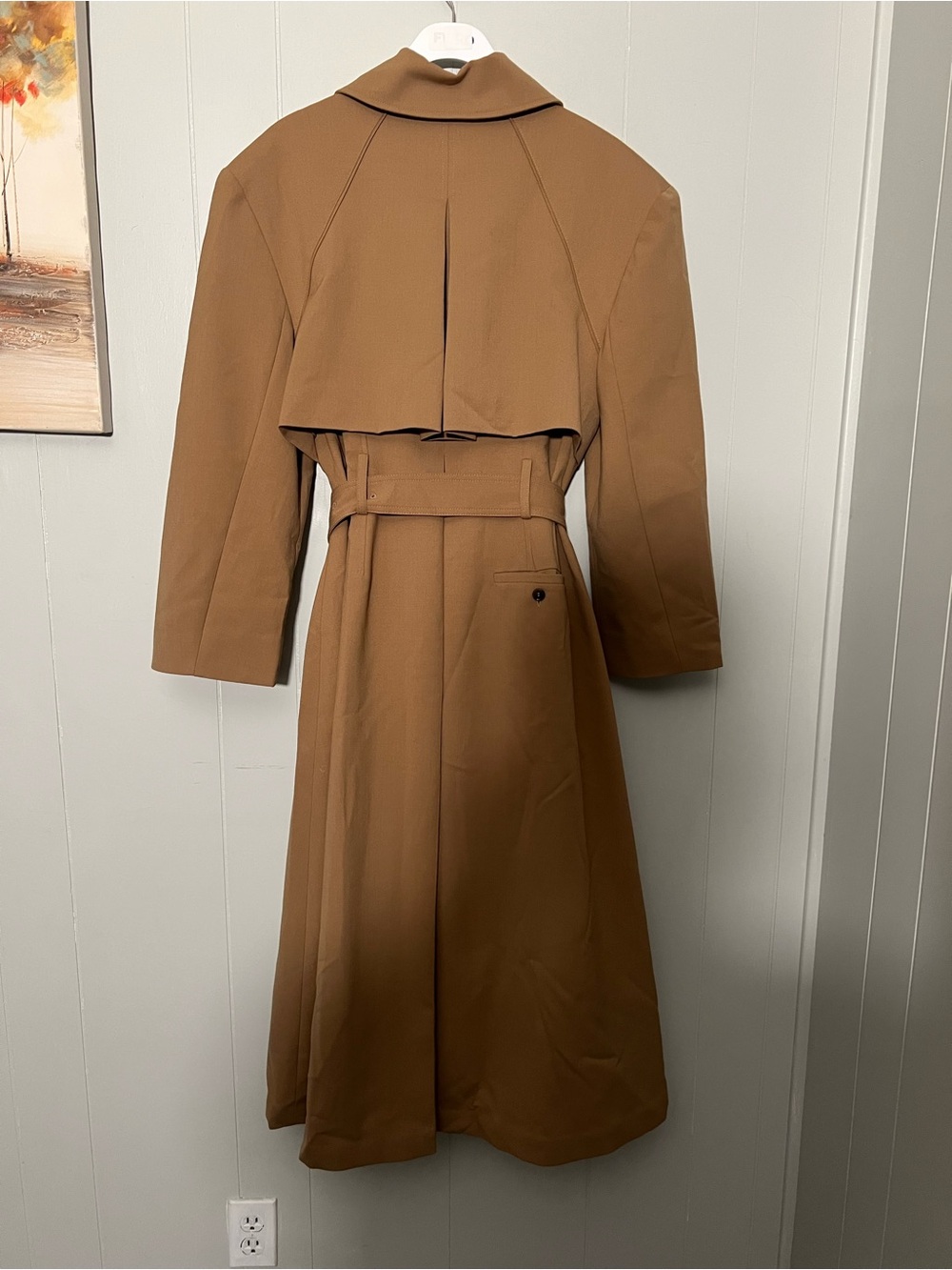 Helsa
Wool Blend Midi Trench in Nutmeg - Picture 5 of 8